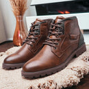 Kacob | Men's Leather Lace-Up Ankle Boots