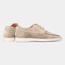 Kacob | Men's Textured Leather Lace Up Loafers