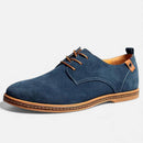 Kacob | Men's Vegan Leather Derby Shoes Suede Finish