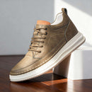 Kacob | Chunky Sole Leather Trainers