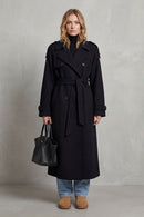 Kacob | Belted Wool Trench Coat