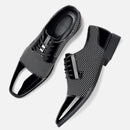 Kacob | Men's Oxford Wedding Shoes Contrast Leather