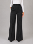 Kacob | High-Waisted Tailored Trousers
