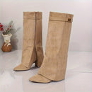 Kacob | Knee-High Block Heel Boots