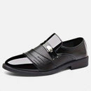Kacob | Men's Loafers Pointed Toe Gloss Leather
