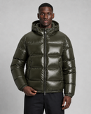 Kacob | Men's Glossy Hooded Puffer Jacket
