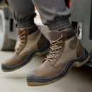 Kacob | Men's Leather Steel Toe Work Boots