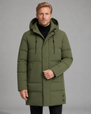 Kacob | Men's Longline Hooded Puffer Coat