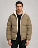 Kacob | Men's Reversible Sherpa Puffer Jacket