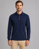 Kacob | Men's Smart Casual Long Sleeve Polo Shirt
