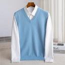 Kacob | Men's V-Neck Sleeveless Knitted Vest