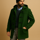 Kacob | Men's Wool-Blend Tailored Winter Longline Coat