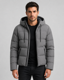Kacob | Men's Zip Pocket Winter Puffer Jacket
