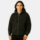 Kacob | Men's Zip-Up Drawstring Hoodie