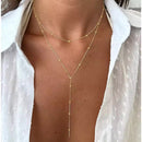 Kacob | Triple Layer Chain Necklace