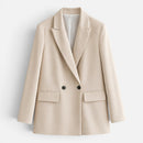 Kacob | Women's Double-Breasted Longline Blazer