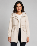 Kacob | Women's Hooded Drawstring Trench Coat