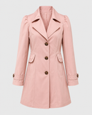 Kacob | Women's Short Single-Breasted Trench Coat