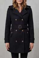 Kacob | Tailored Hooded Trench Coat