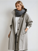 Kacob | Women's Classic Belted Trench Coat – Relaxed Fit