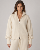 Kacob | Women's Two-Way Zip Knit Cardigan – Funnel Neck