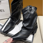 kacob womens slouch western ankle boots