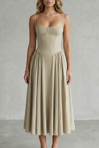 Kacob | Corset Midi Dress