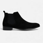 Kacob | Men's Suede Chelsea Boots Square Toe