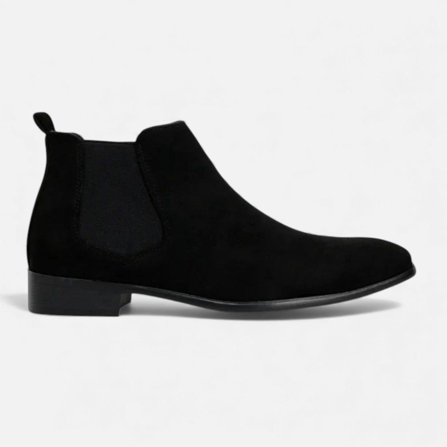Kacob | Mens Suede Chelsea Boots Square Toe