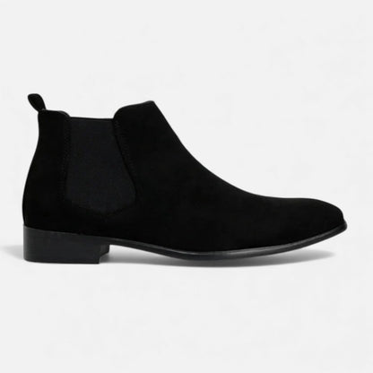 Kacob | Mens Suede Chelsea Boots Square Toe