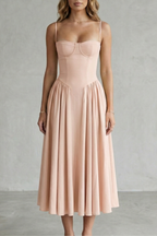 Kacob | Corset Midi Dress