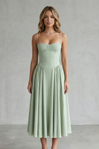 Kacob | Corset Midi Dress