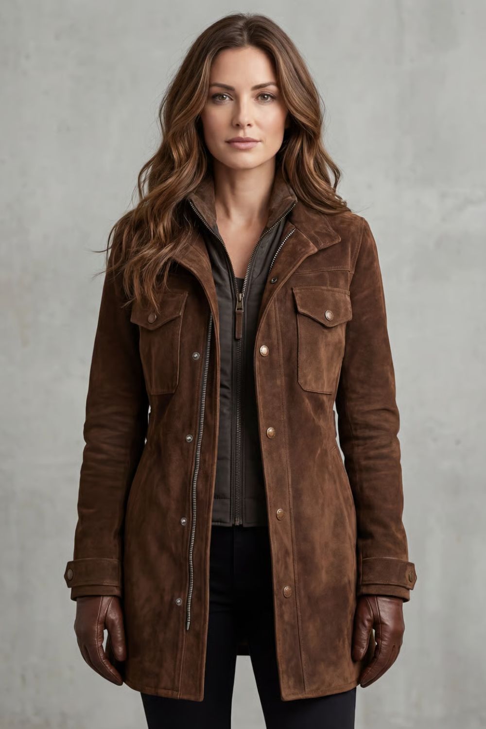 Kacob | Suede Utility Jacket
