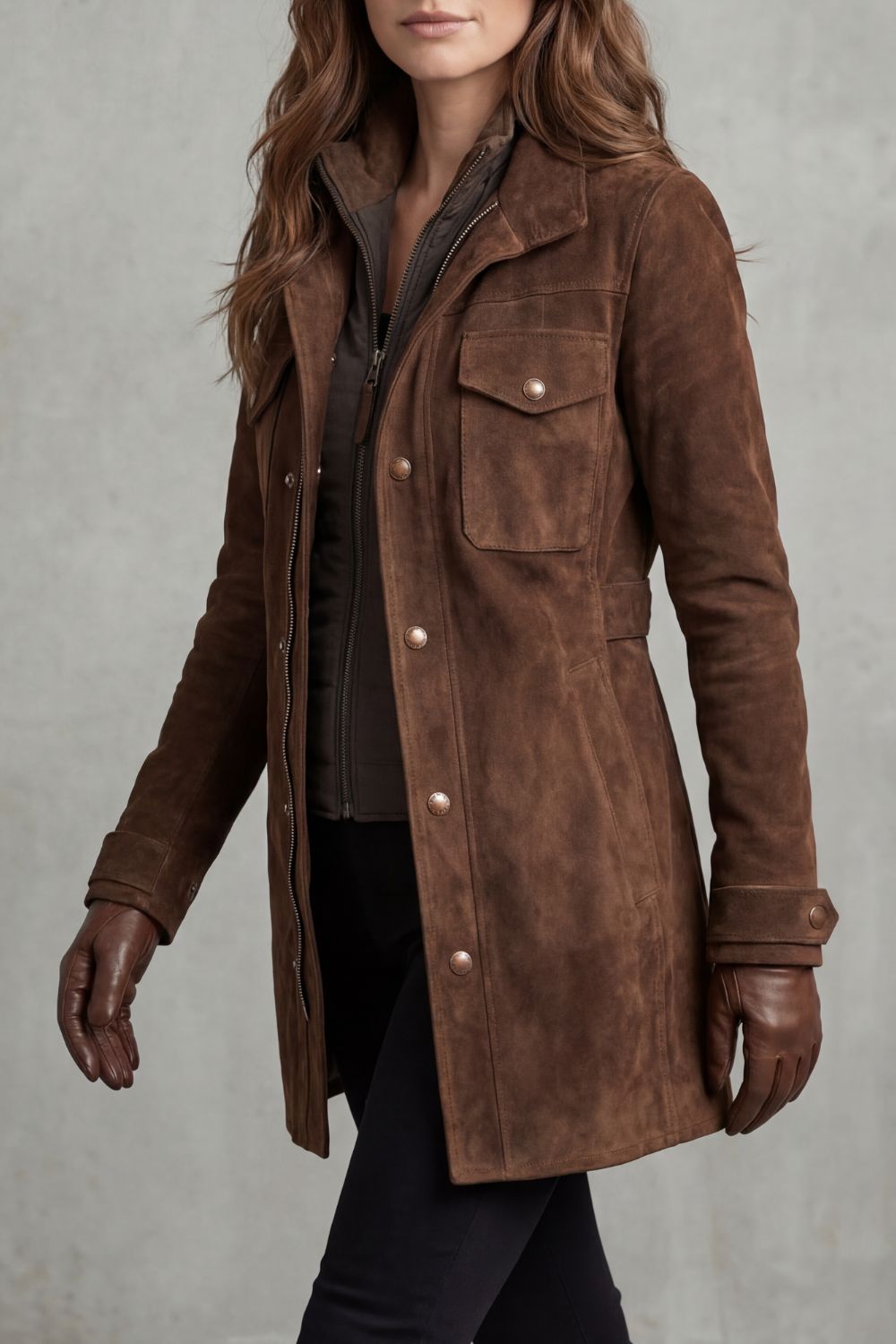 Kacob | Suede Utility Jacket