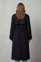 Kacob | Belted Wool Trench Coat