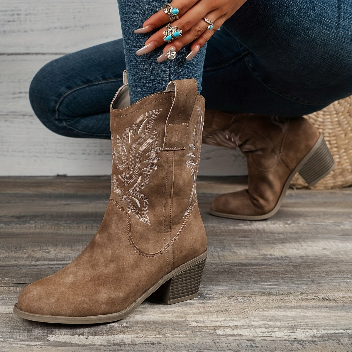 kacob womens short shaft western boots
