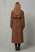 Kacob | Suede Effect Trench Coat