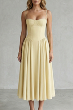 Kacob | Corset Midi Dress