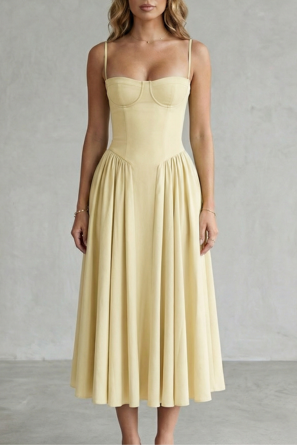 Kacob | Corset Midi Dress