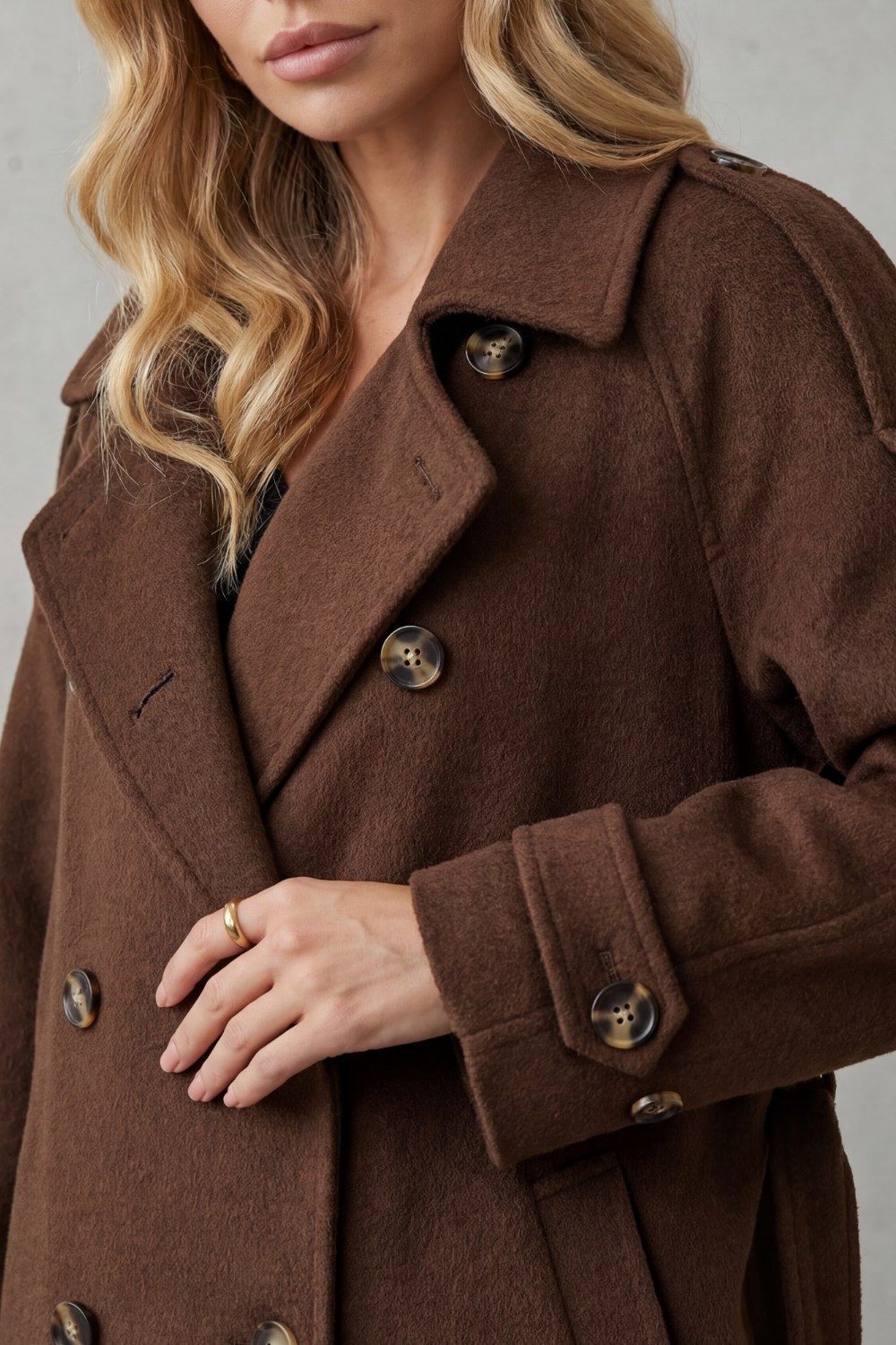 Kacob | Oversized Wool Trench Coat