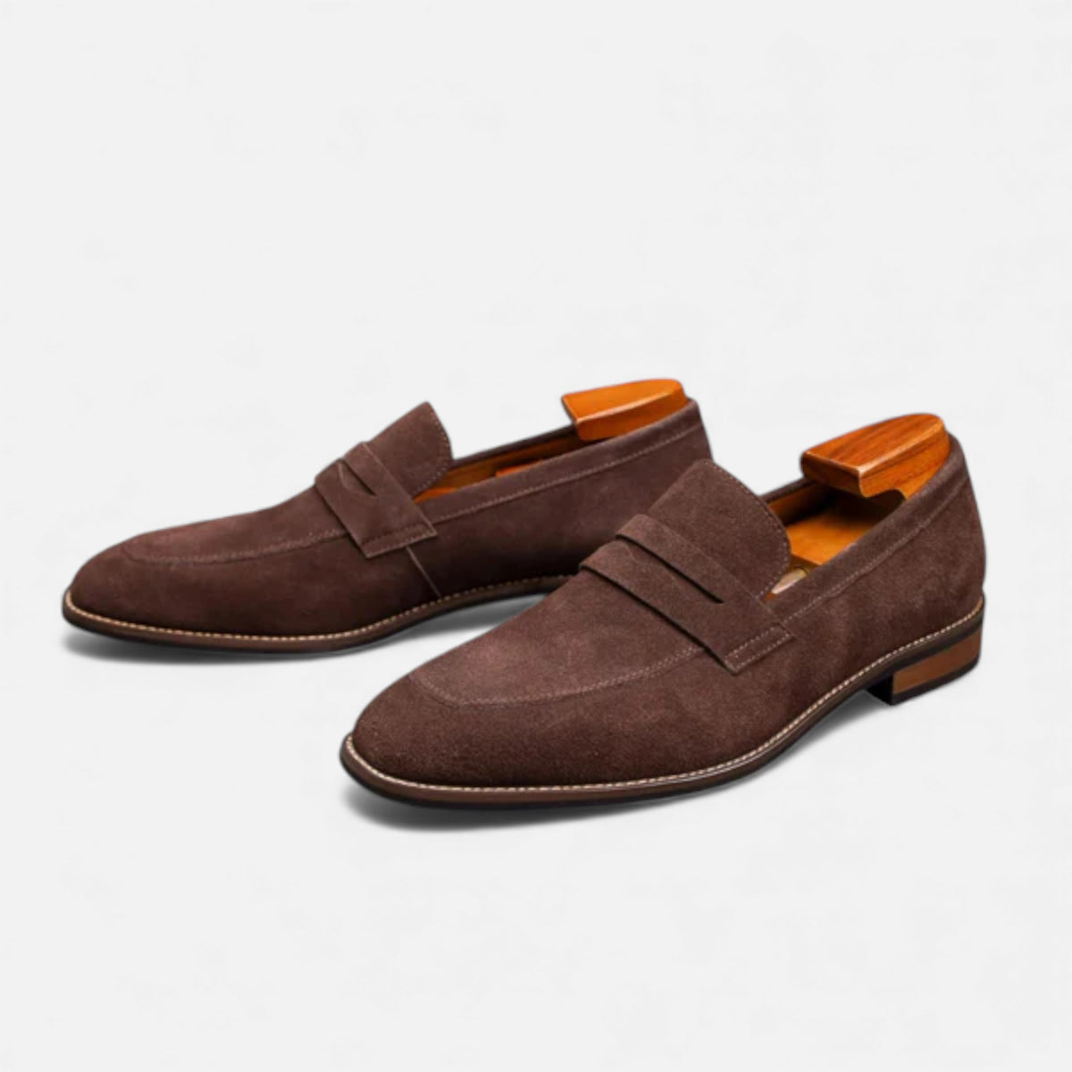Kacob | Mens Penny Loafers Leather