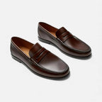 Kacob | Men's Leather Penny Loafers