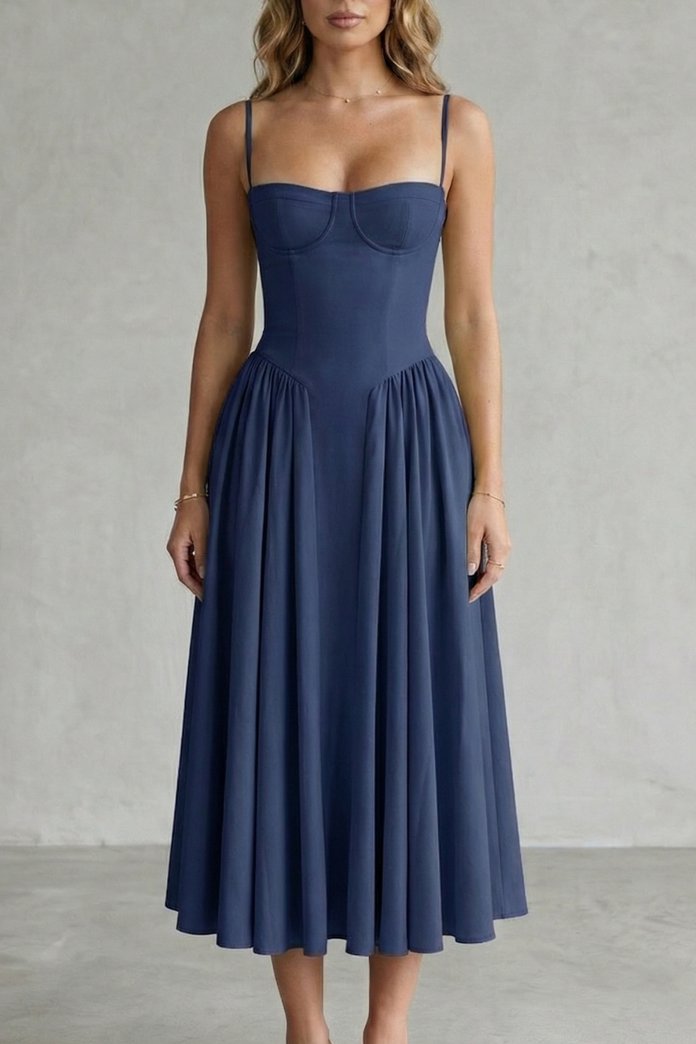 Kacob | Corset Midi Dress