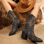 kacob womens distressed western boots