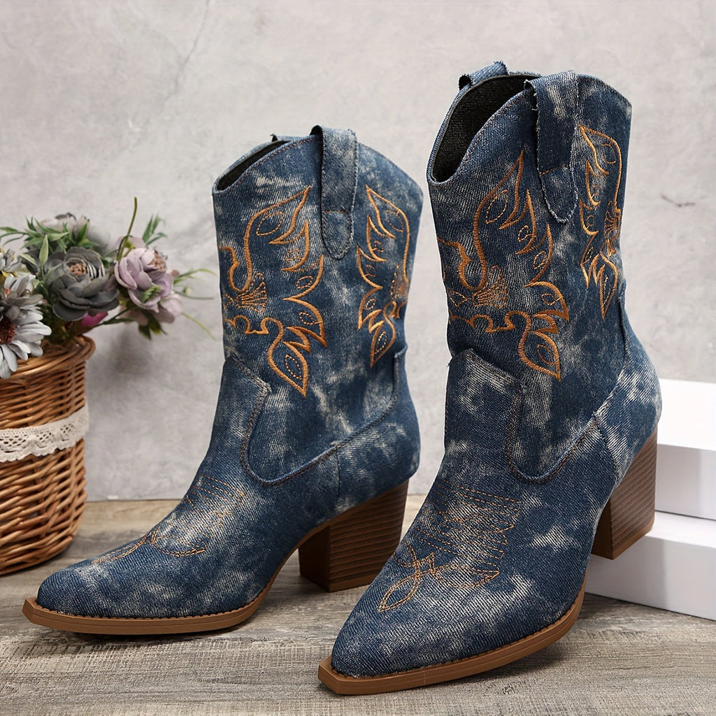 kacob womens distressed western boots