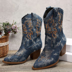 kacob womens distressed western boots