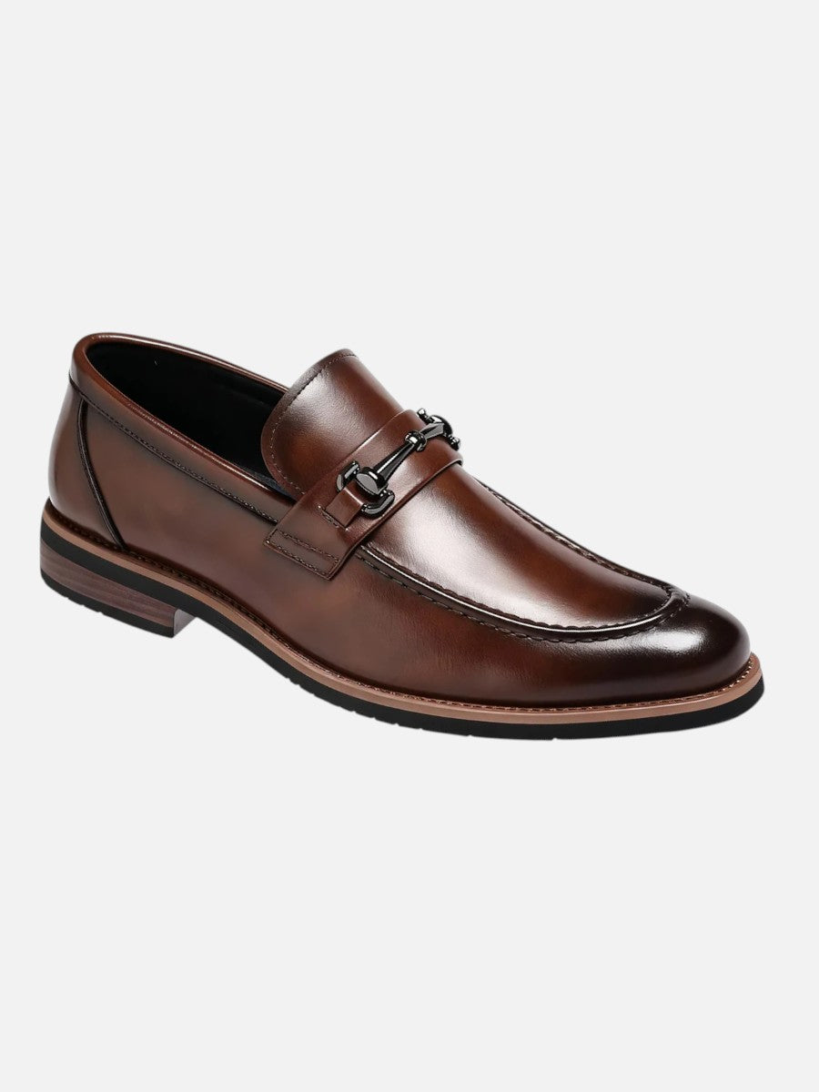 Kacob | Horsebit Leather Loafers