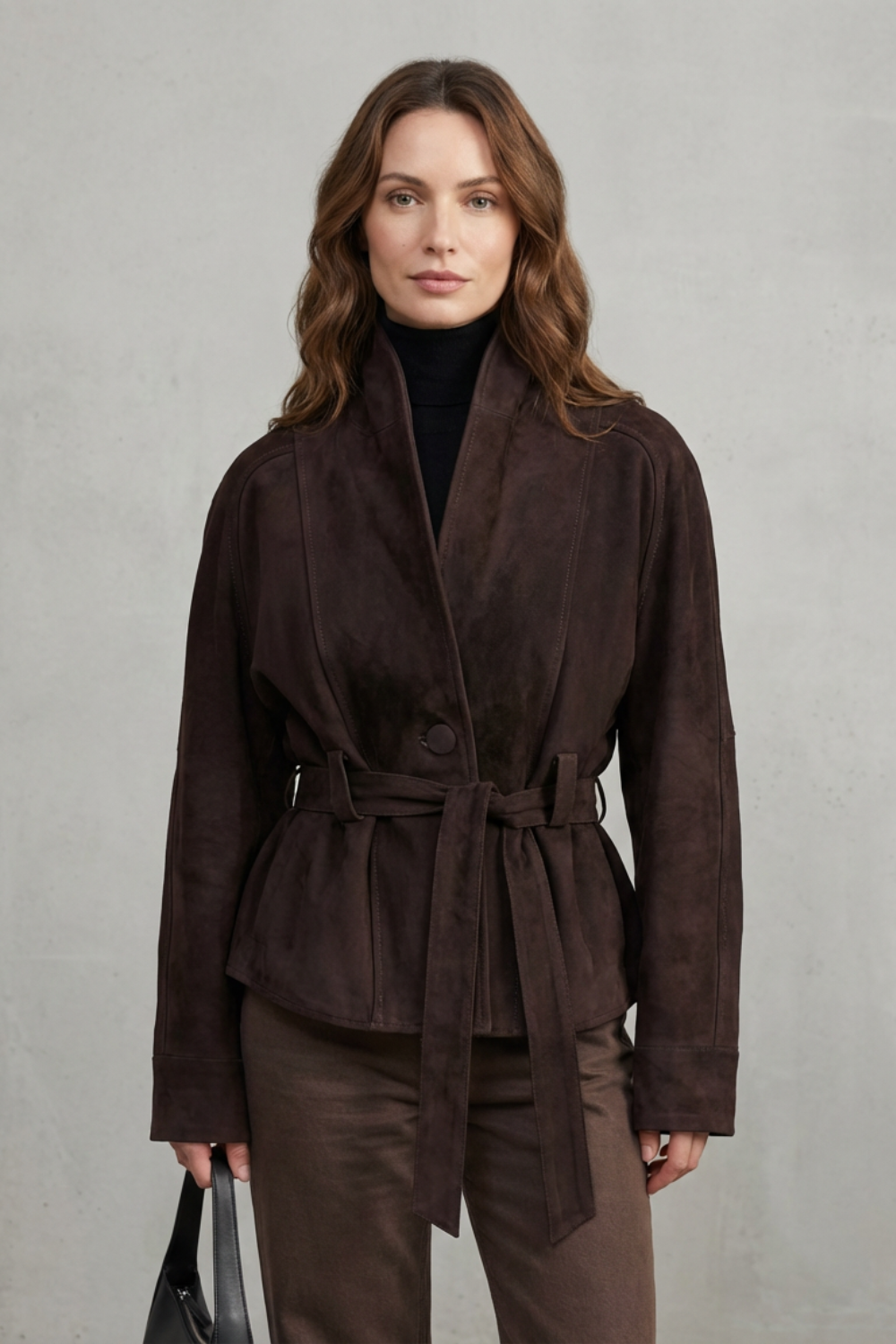 Kacob | Cropped Double-Breasted Wool Jacket