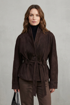 Kacob | Cropped Double-Breasted Wool Jacket