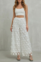Kacob | Sheer Wide Leg Trousers